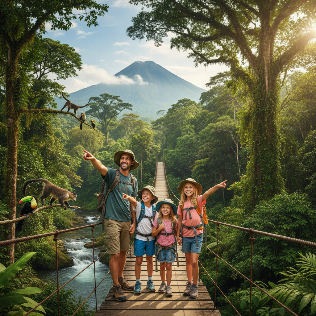 Costa Rica voyage famille : les 7 activités incontournables avec des enfants